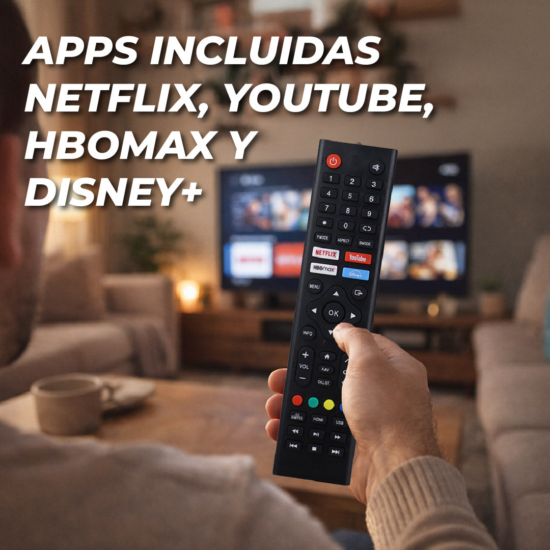 Control Compatible Con Pantalla Vios Smart Tv Netflix