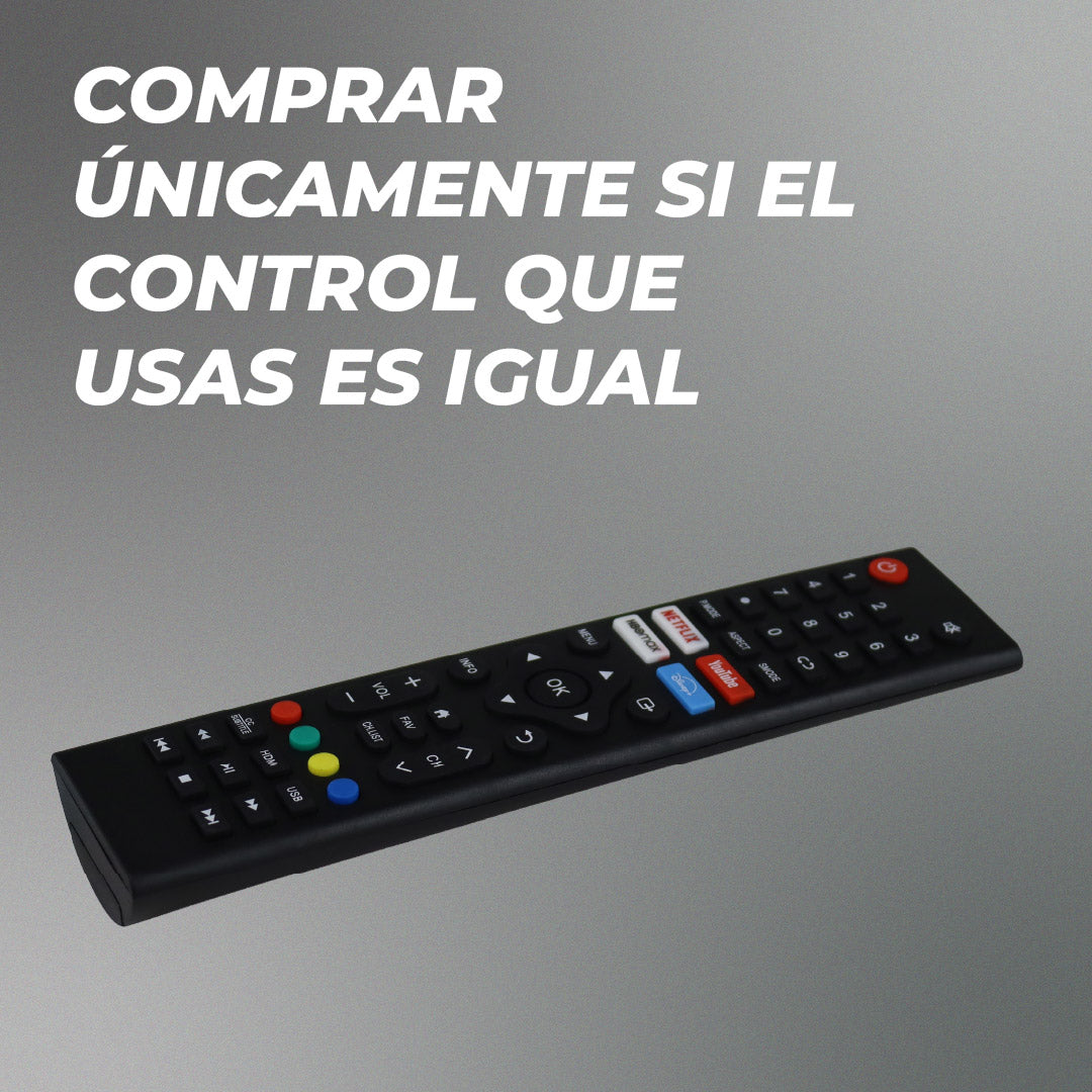 Control Compatible Con Pantalla Vios Smart Tv Netflix