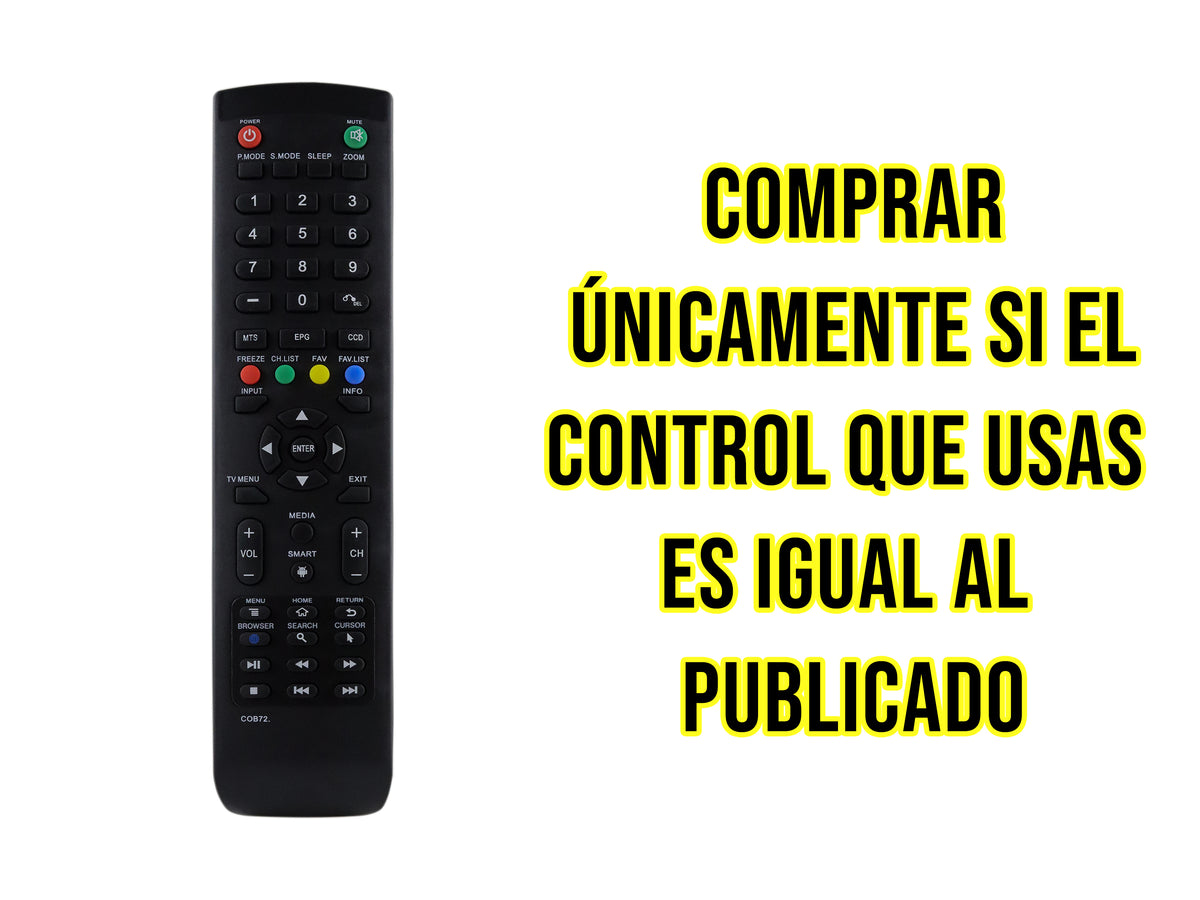 Control Paraobia Smart TV