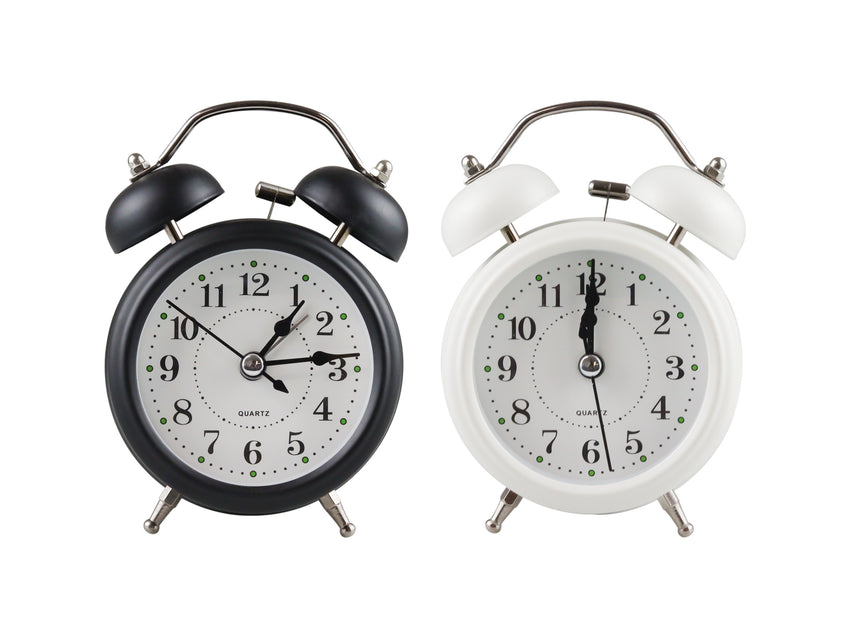 Reloj Despertador Dobleampana - Negro