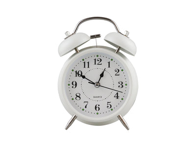 Reloj Despertador Dobleampana - Blanco