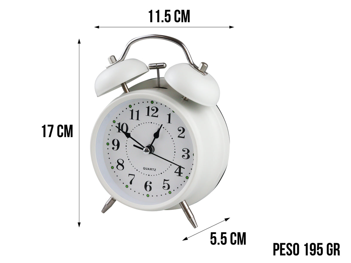 Reloj Despertador Doble Campana vintage