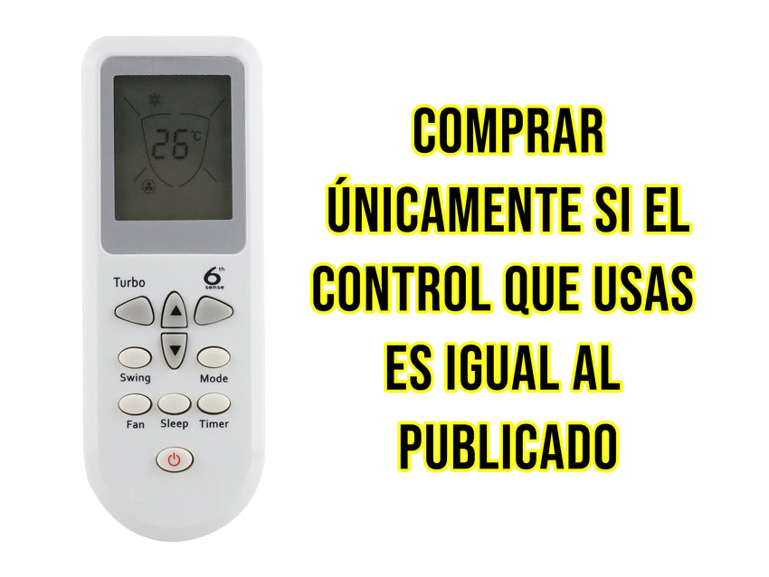 Control para Whirlpool Aire Acondicionado