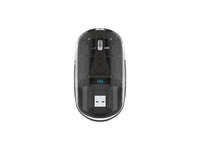 Mouse Inalámbrico Recargable Con Receptor USB - Negro