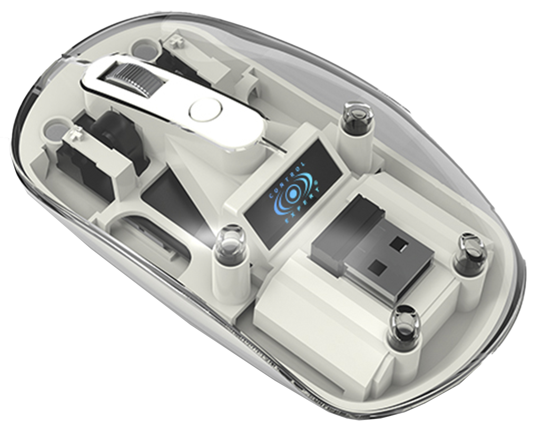 Mouse Inalámbrico Recargable con Receptor USB