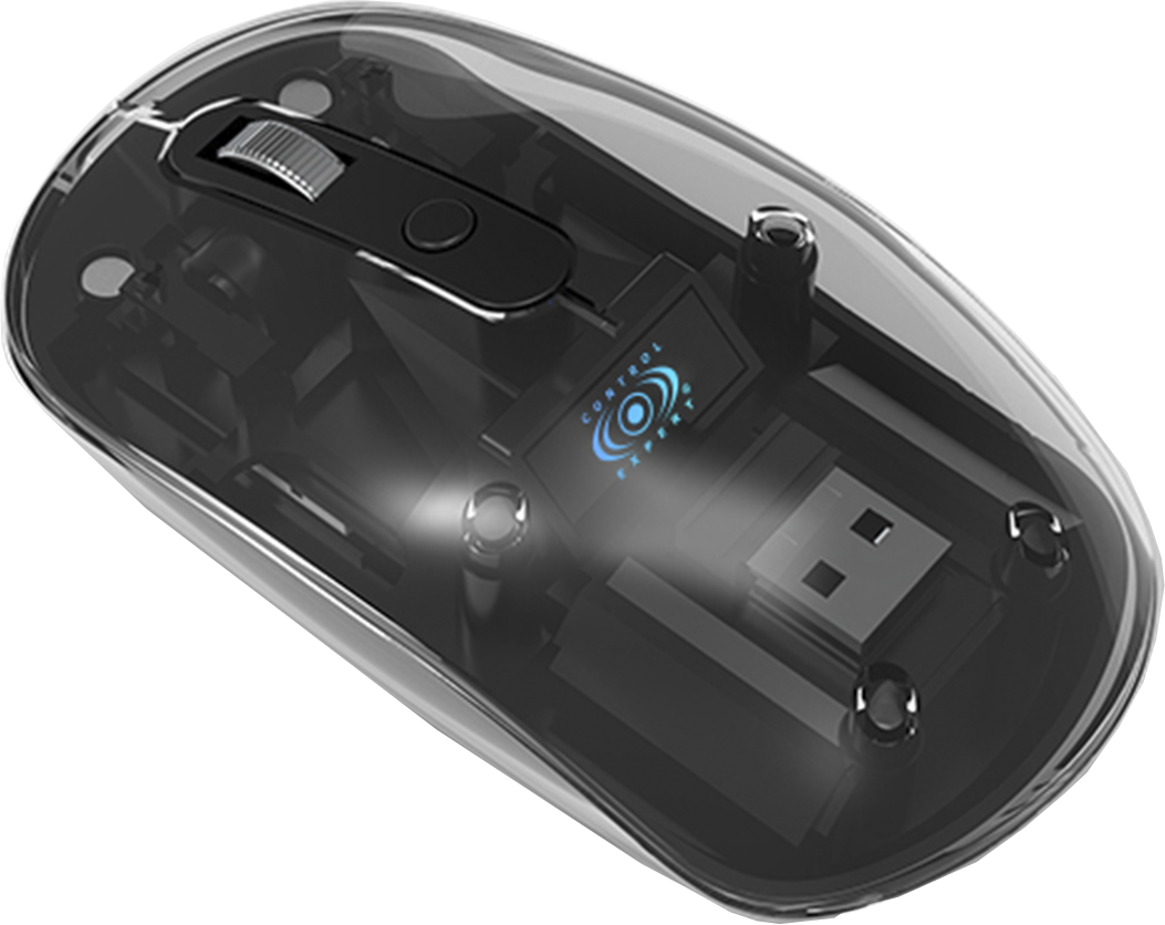 Mouse Inalámbrico Recargable con Receptor USB