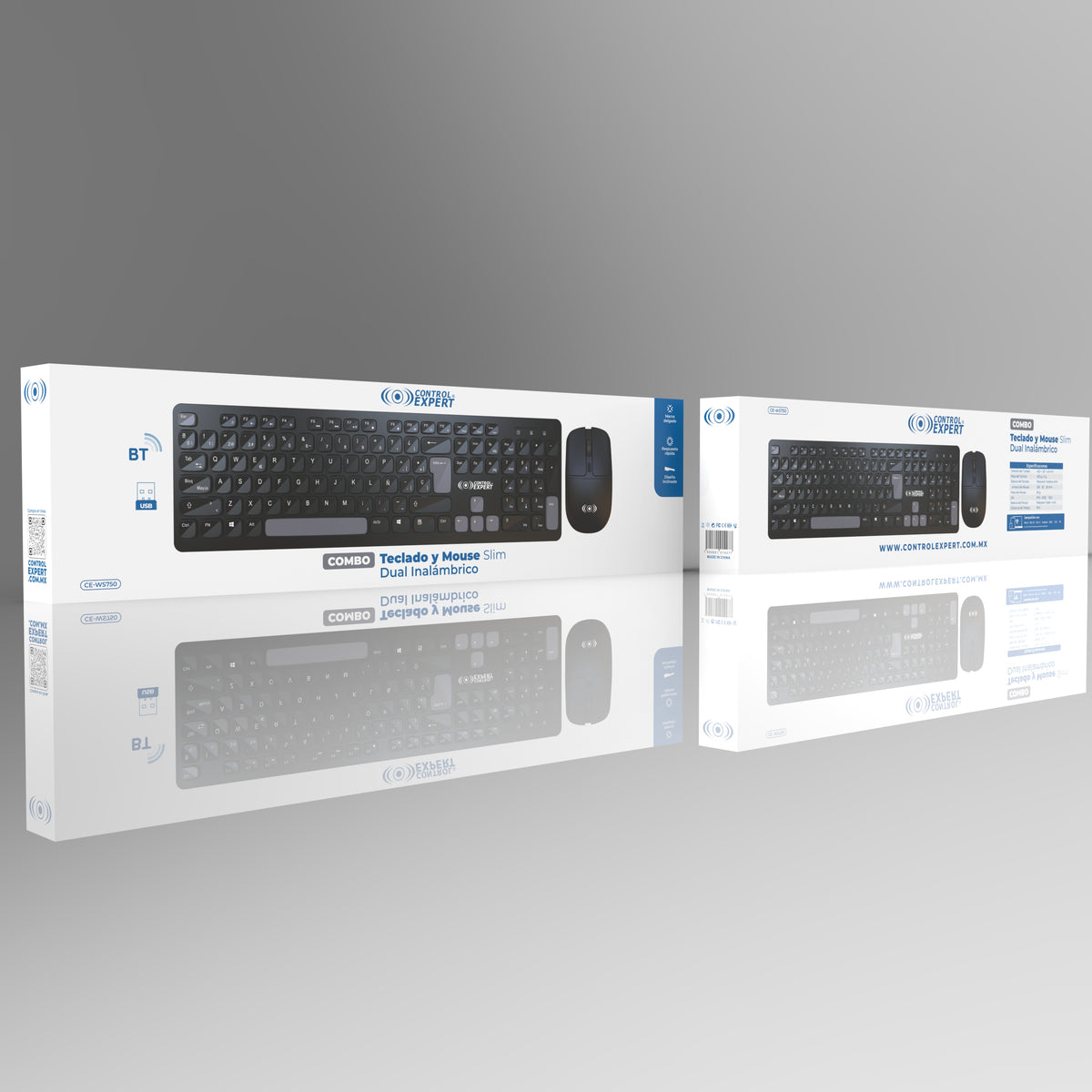 Teclado y Mouse Inalámbricos CE-WS750