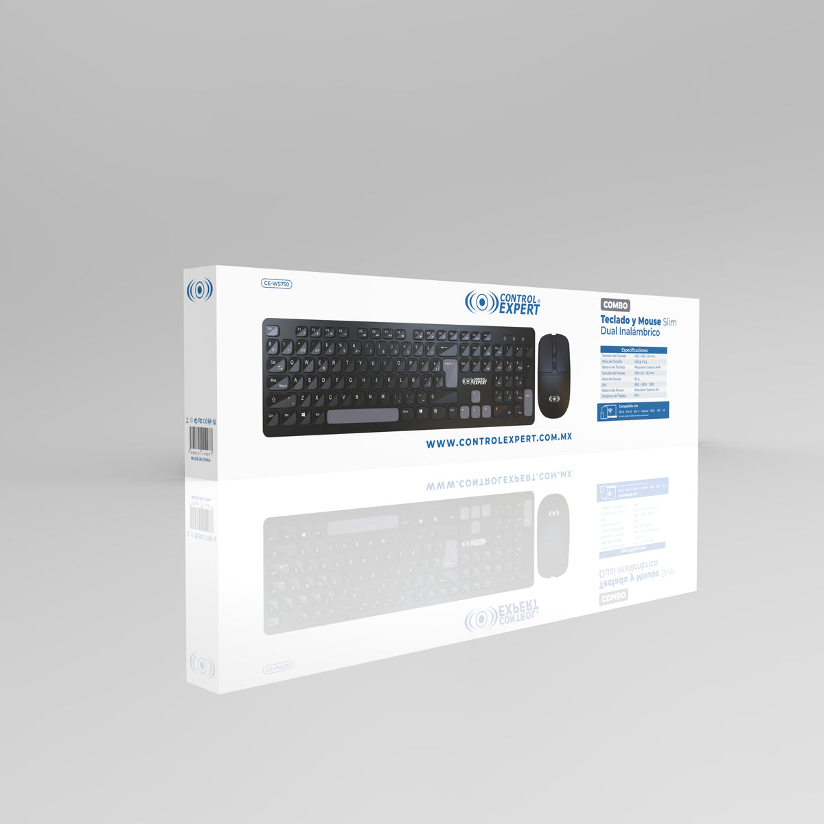 Teclado y Mouse Inalámbricos CE-WS750