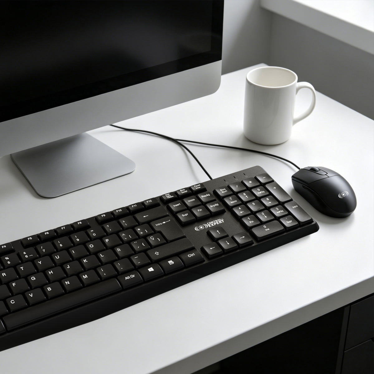 Kit de teclado y mouse alámbricos Control Expert CE-WS790