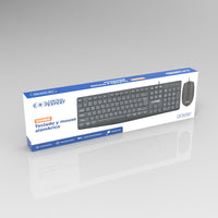 Kit de teclado y mouse alámbricos Control Expert CE-WS790