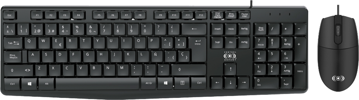 Kit de teclado y mouse alámbricos Control Expert CE-WS790