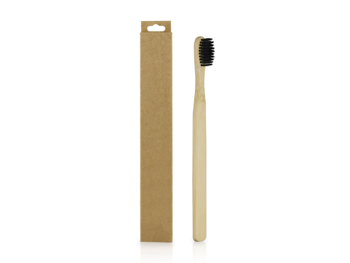Cepillo Dental de Bambú 100% Natural Orgánico - Negro