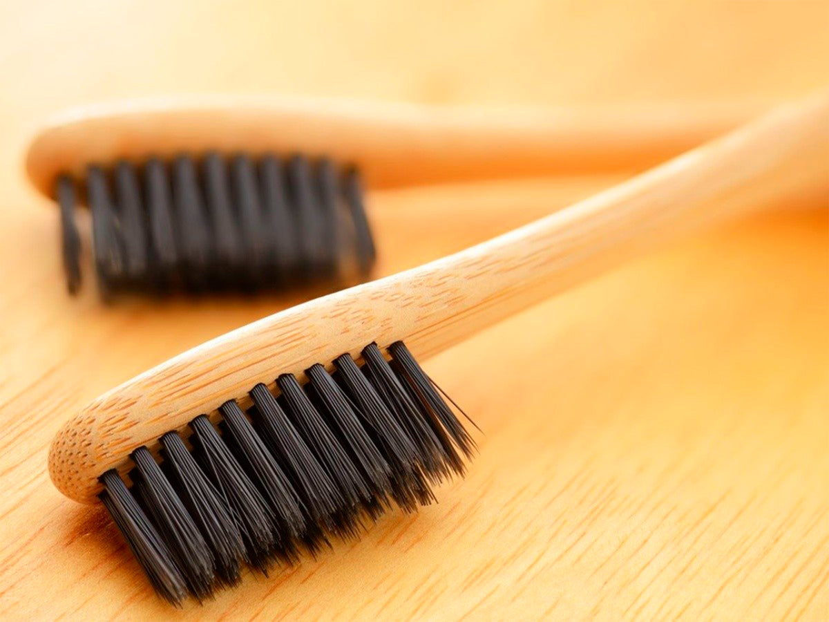 Cepillo Dental de Bambú 100% Natural Orgánico - Negro