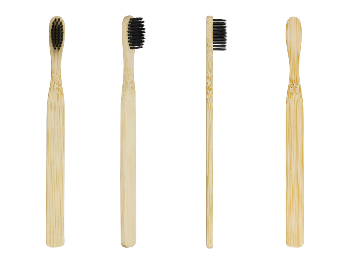 Cepillo Dental de Bambú 100% Natural Orgánico - Negro
