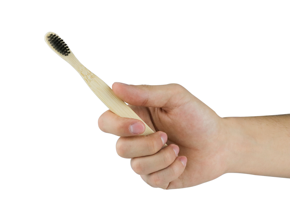 Cepillo Dental de Bambú 100% Natural Orgánico - Negro