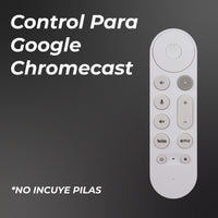 Control Remoto Compatible con Google TV Streaming 4K