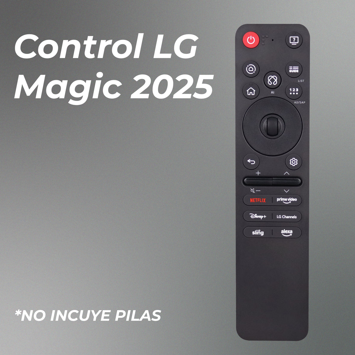 Control Remoto Compatible con LG Magic 2025 Comando de Voz