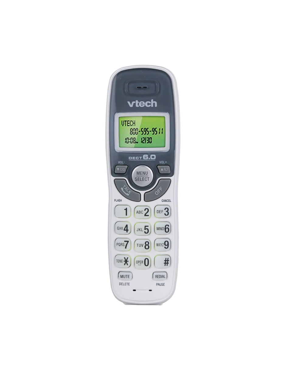 Teléfono Doble Vtech Cs6114-2 Inalámbrico - Color Blanco