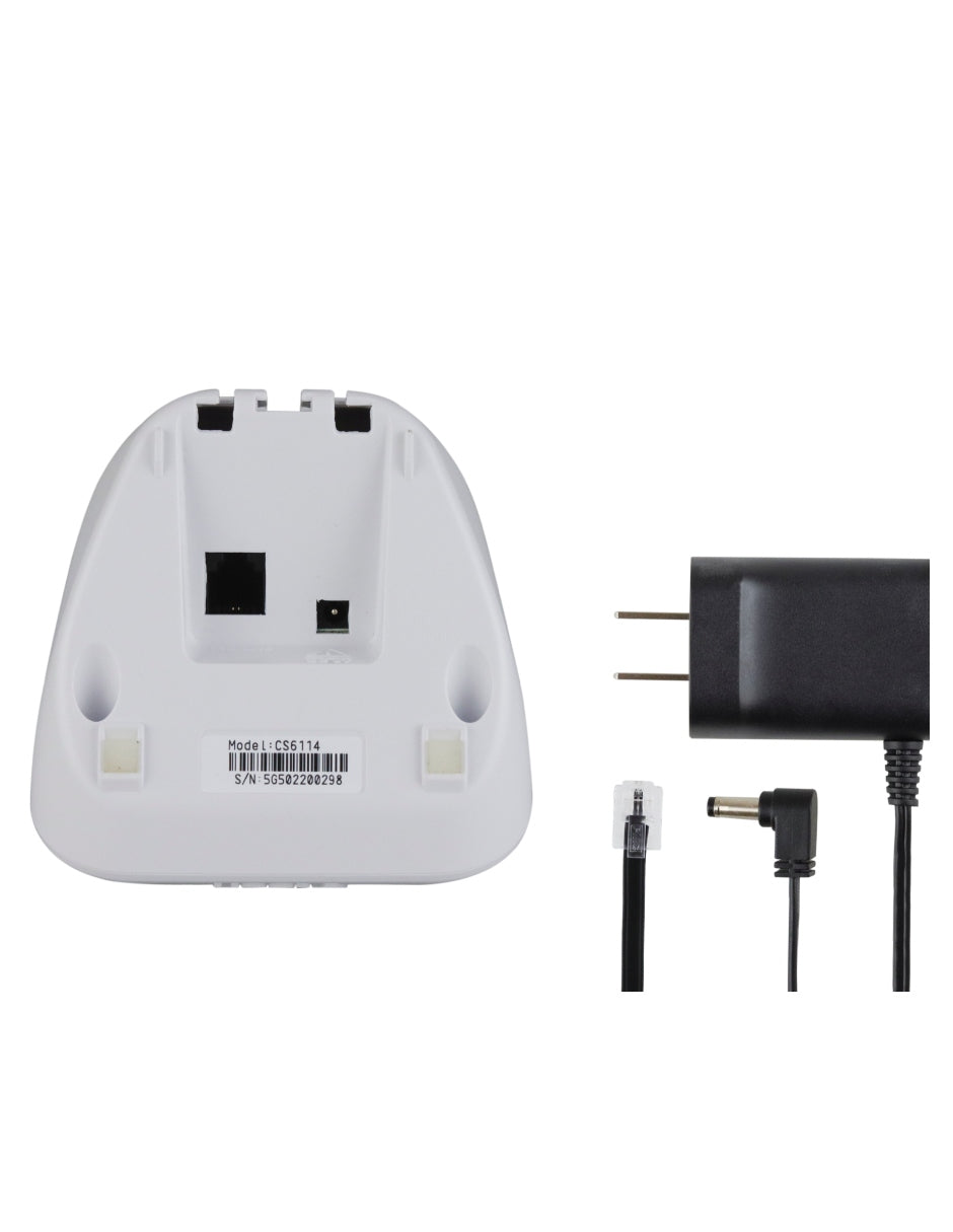 Teléfono Doble Vtech Cs6114-2 Inalámbrico - Color Blanco