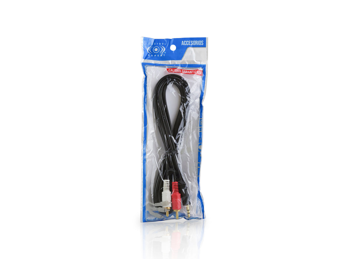 Cable de Audio y Video 3.5 mm a RCA – 1.5 Metros
