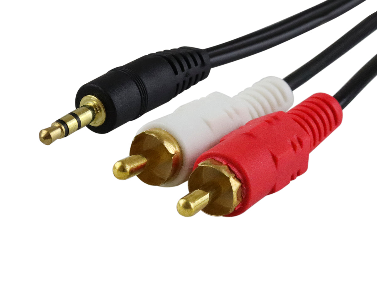 Cable de Audio y Video 3.5 mm a RCA – 1.5 Metros