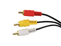 Cable de Audio y Video 3 RCA a 1 AUX (3.5 mm)
