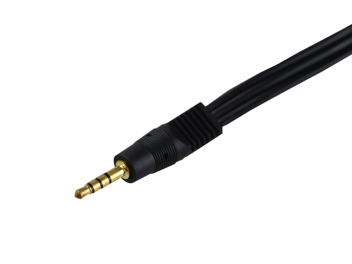 Cable de Audio y Video 3 RCA a 1 AUX (3.5 mm)