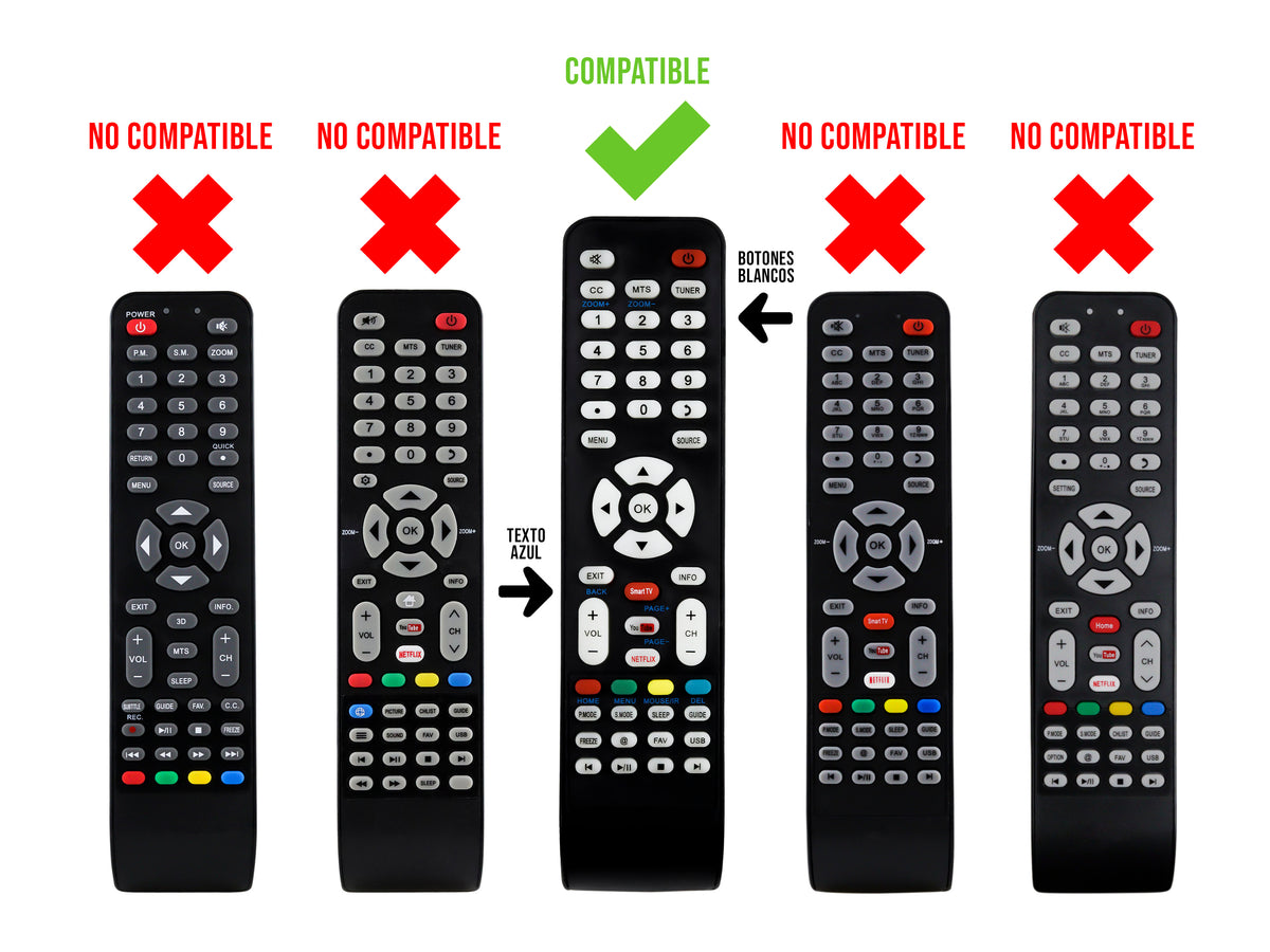 Control Para Daewoo Smart TV