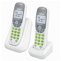 Teléfono Doble Vtech Cs6114-2 Inalámbrico - Color Blanco