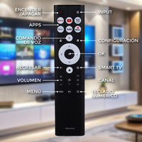 Control Remoto Hisense ERF6B80HL Original | Google TV con Control por Voz | Series A7 y U8
