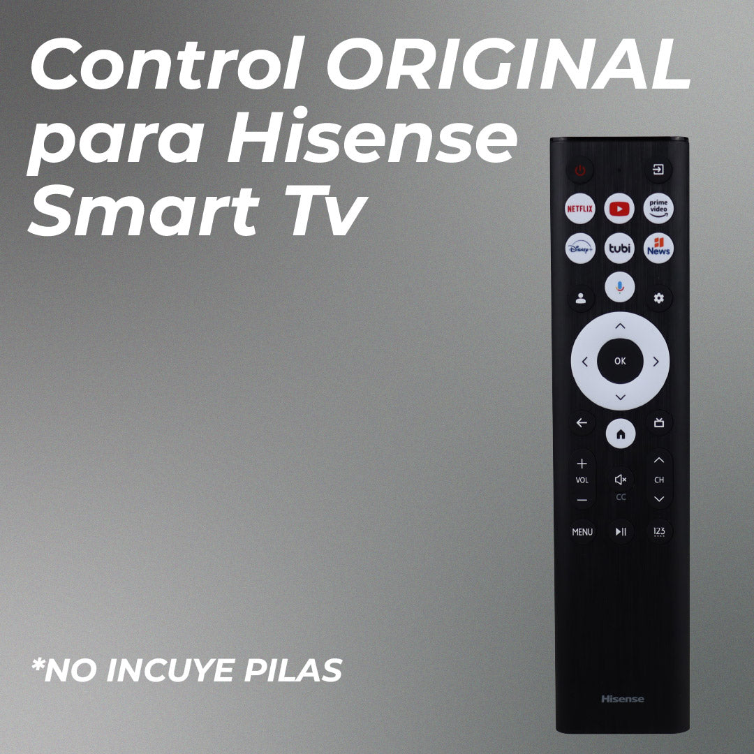 Control Remoto Hisense ERF6B80HL Original | Google TV con Control por Voz | Series A7 y U8