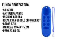 Funda de Silicón Para Google Chrome - Azul