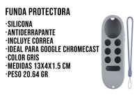 Funda de Silicón Para Google Chrome - Gris