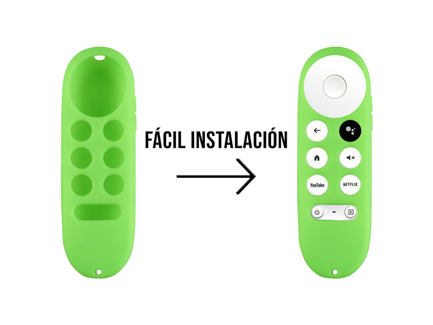 Funda de Silicón Para Google Chrome - Verde Fosforescente