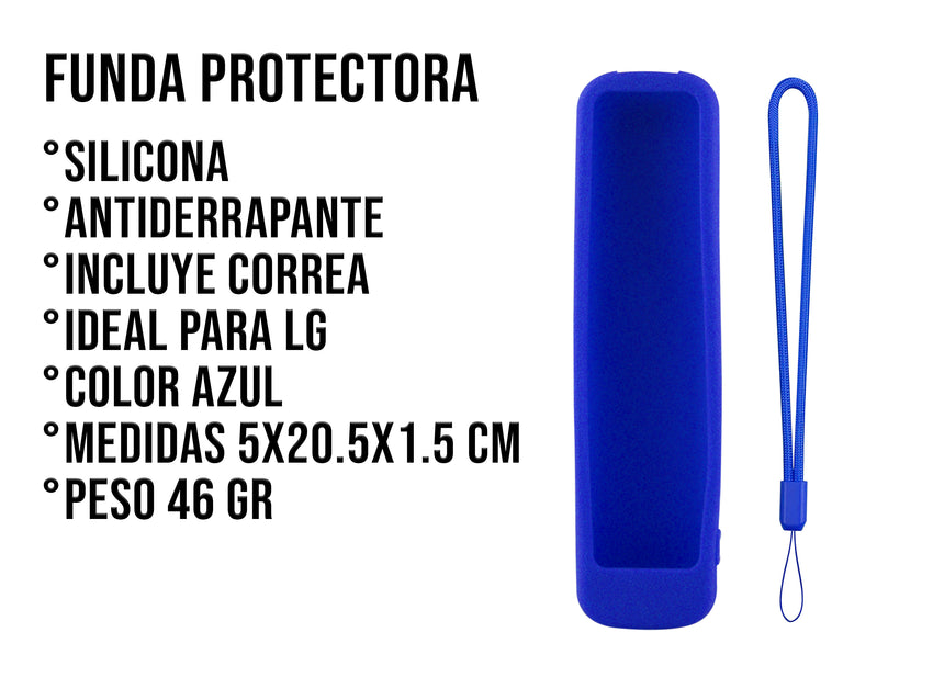 Funda Silicon Modelos Sharp - Azul