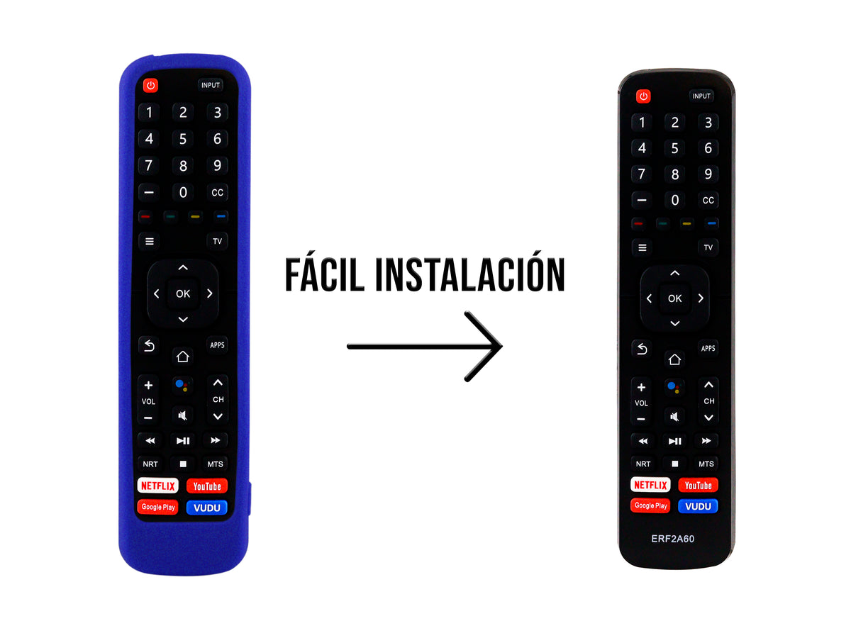 Funda Silicon Modelos Hisense - Azul