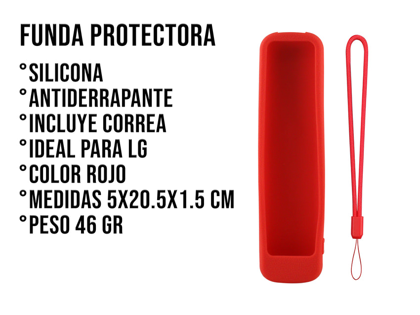 Funda Silicon Modelos Hisense - Rojo