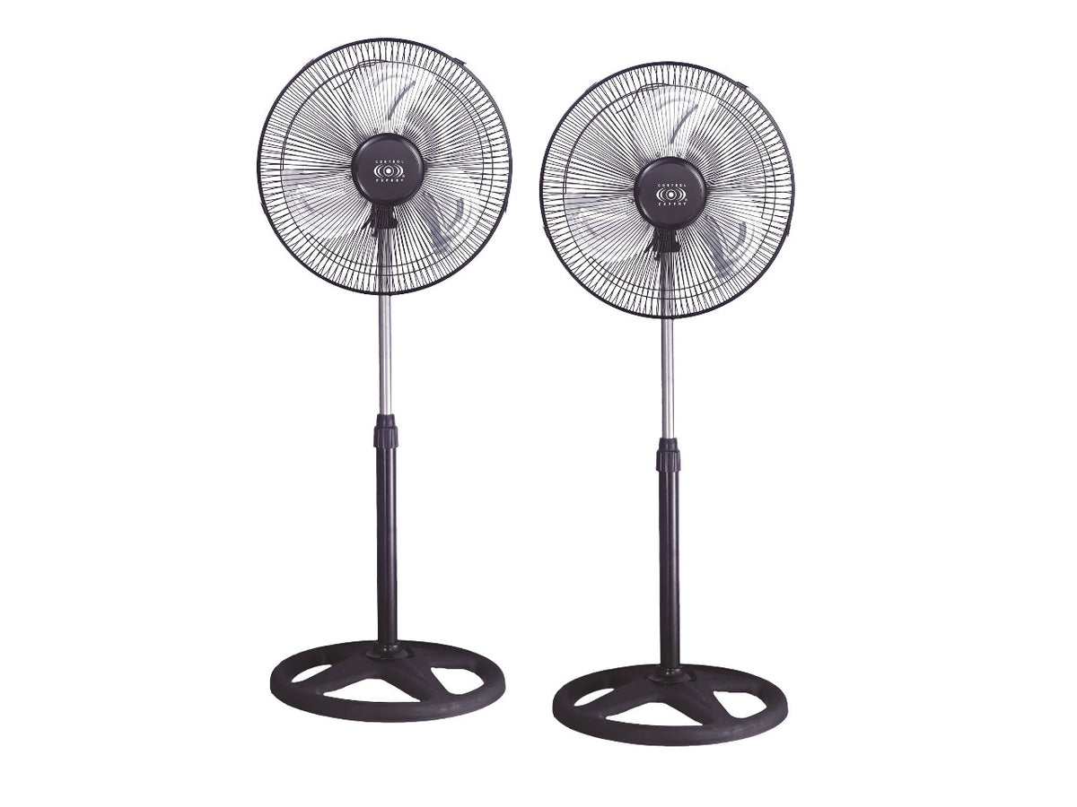 2 Ventiladores de piso 16 Pulgadas 3 Aspas de Metal 65W
