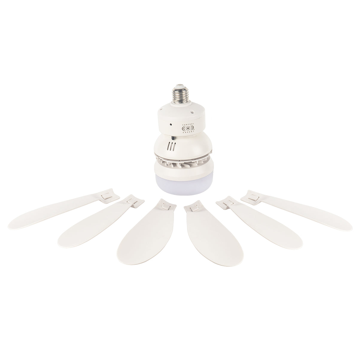 Foco Ventilador de techo con luz LED 30w con Control remoto