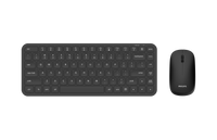 PHILIPS Combo Teclado y Mouse Inalámbricos SPT6338, Conexión 2.4 GHz, Mouse Silencioso 1600 dpi, Diseño Compacto, Teclas Multimedia, Compatible con Windows, Mac y Linux