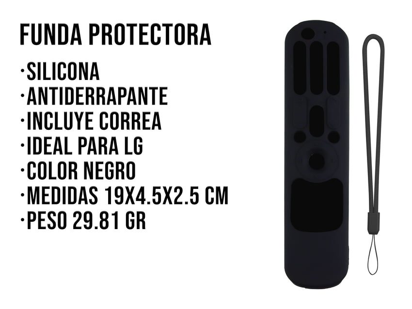 Funda de Silicón LG Magic 2022-23 - Negro