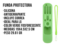 Funda de Silicón LG Magic 2022-23 - Verde Fosforescente