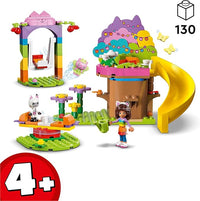 LEGO 10787 Gabby y Casa Mágica Fiesta en el Jardín de Hadas Minette, Juguete con Figuras Más Cabaña en el Árbol, Tobogán y Carro, Regalo para niñas, niños, niños a Partir de 4 años
