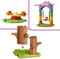 LEGO 10787 Gabby y Casa Mágica Fiesta en el Jardín de Hadas Minette, Juguete con Figuras Más Cabaña en el Árbol, Tobogán y Carro, Regalo para niñas, niños, niños a Partir de 4 años