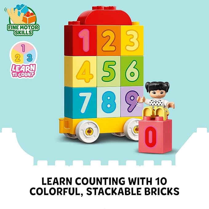 LEGO Juguete de construcción Duplo® Mi Primer 10954 Tren de los Números: Aprende a Contar (23 Piezas)