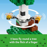 LEGO Set de Juguetes de construccion Minecraft™ 21241 La Cabaña-Abeja 254 Piezas