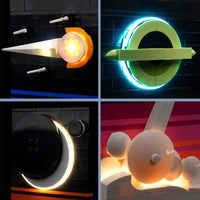 BrickBling Iluminación LED para LEGO Historias de la Era Espacial, kit de luz creativa compatible con LEGO 21340 (solo luces, no modelo)