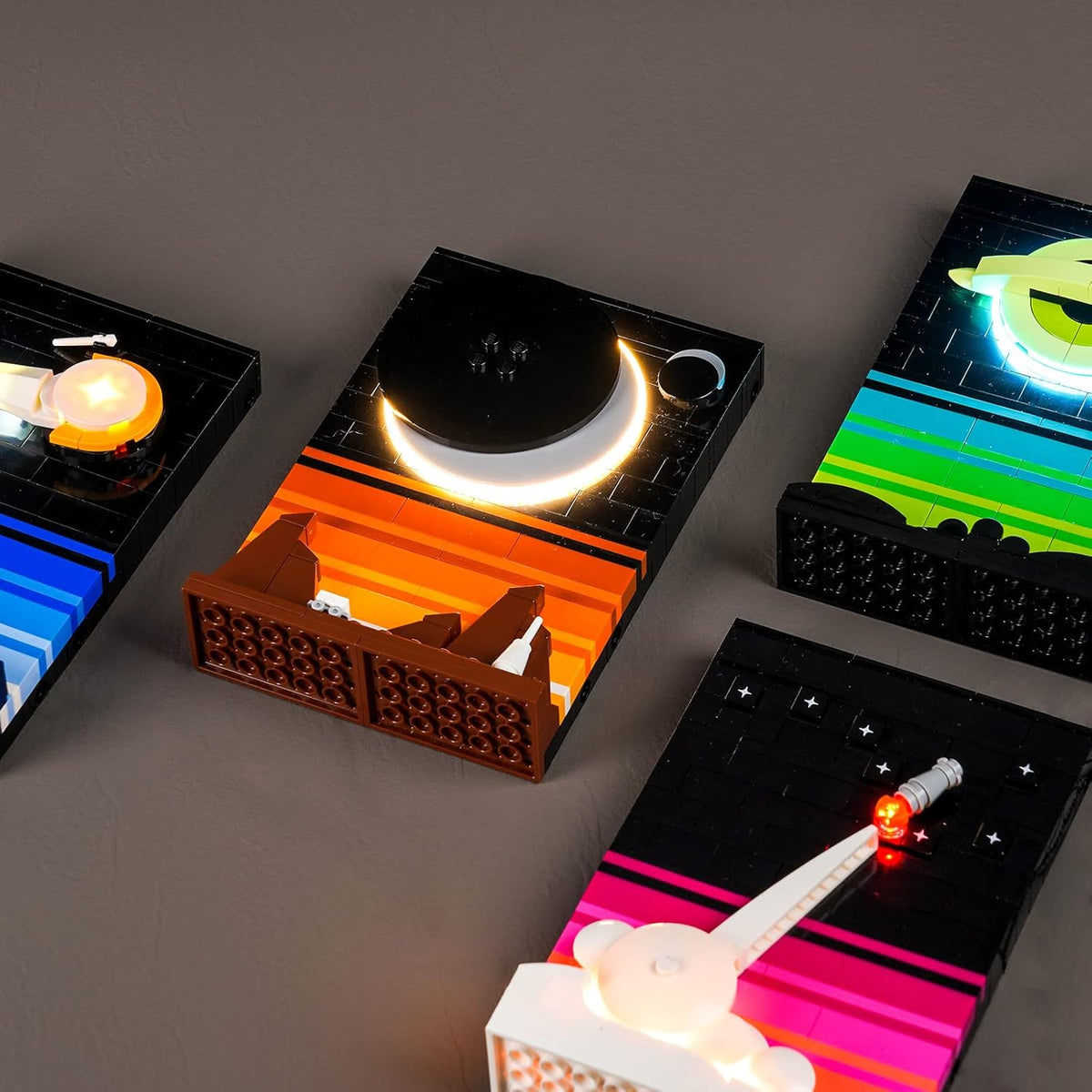 BrickBling Iluminación LED para LEGO Historias de la Era Espacial, kit de luz creativa compatible con LEGO 21340 (solo luces, no modelo)