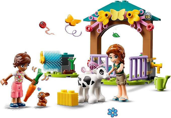 LEGO Friends Autumns 42607 - Juego de 2 figuras de conejito y vaca para niños de 5 años