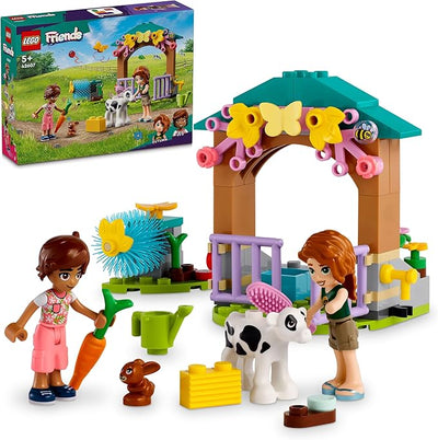 LEGO Friends Autumns 42607 - Juego de 2 figuras de conejito y vaca para niños de 5 años